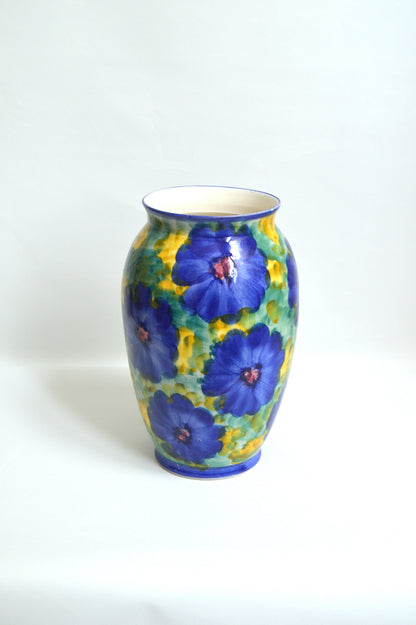 ancien vase fleuri vintage