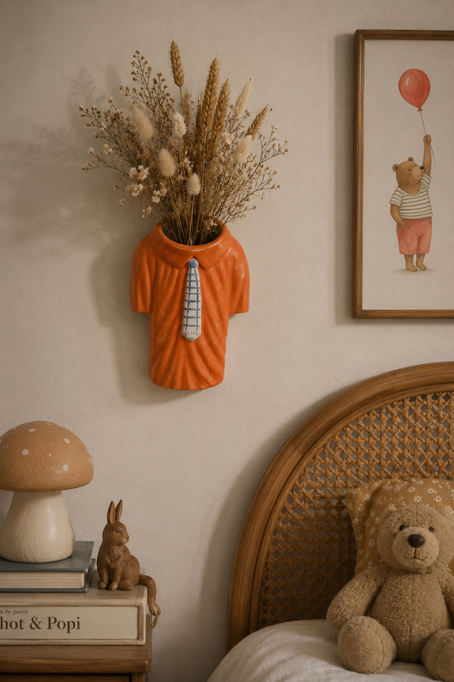 Vase mural