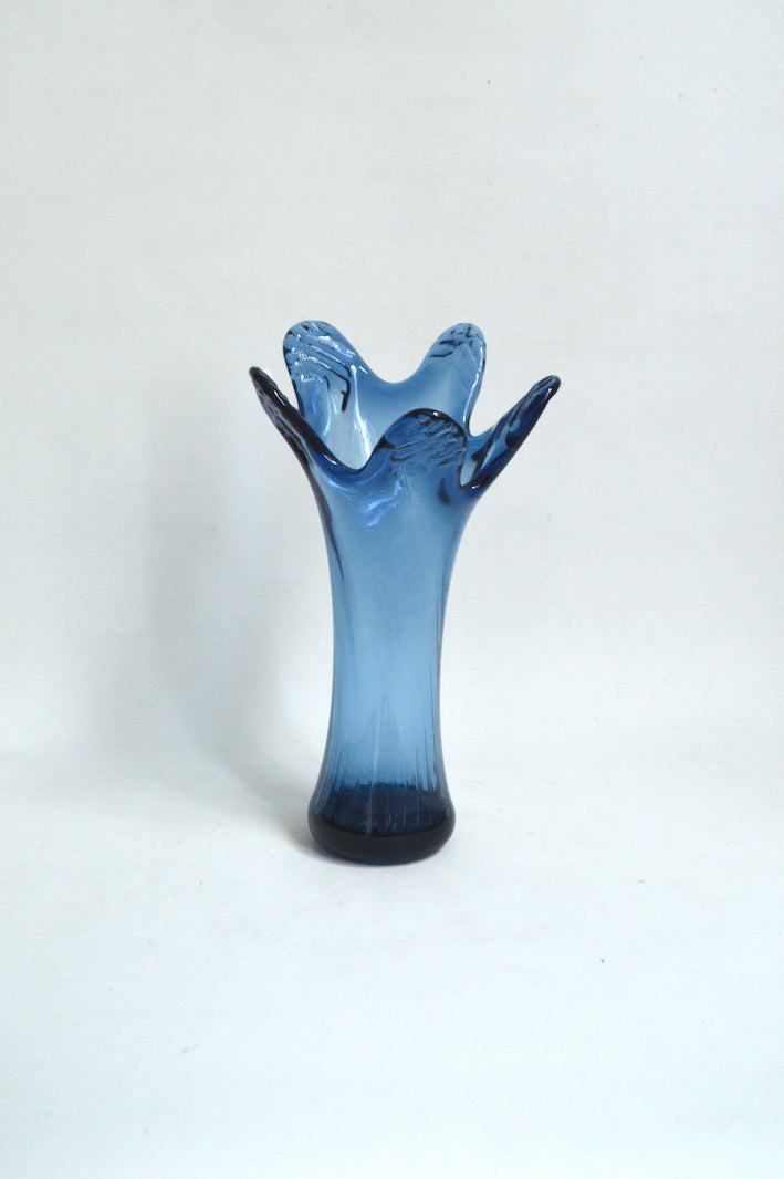 vase original bleu