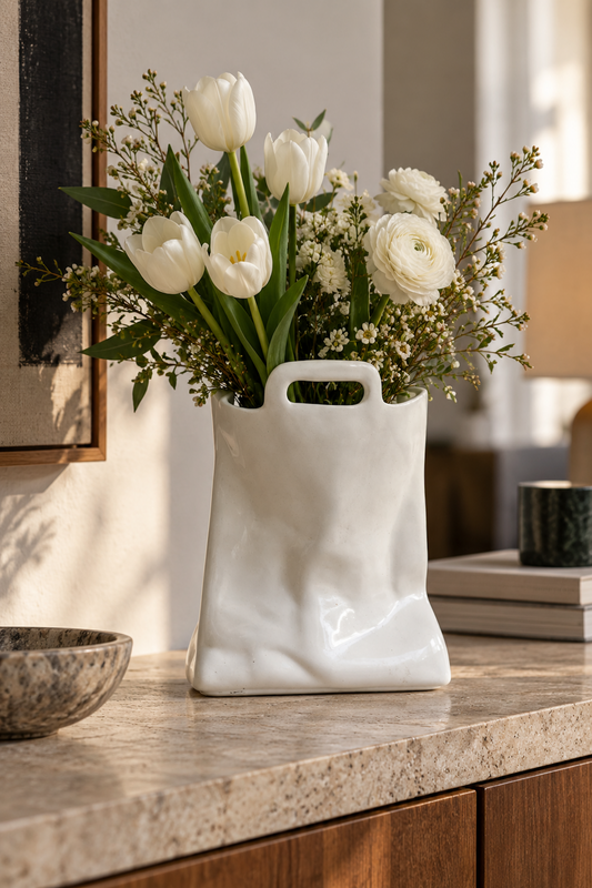 Vase Papier Kraft esprit Tapio Wirkkala