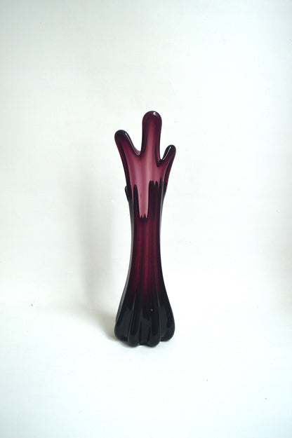 vase soliflore violet