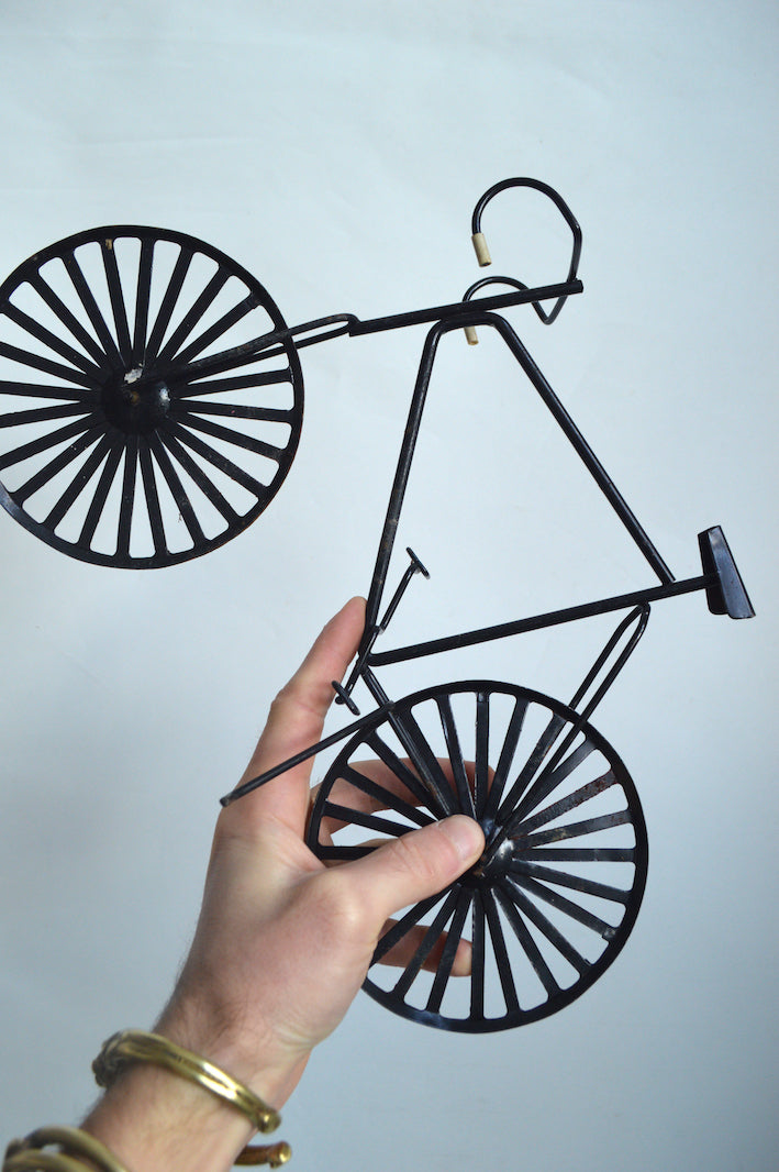 Tricycle décoratif en métal