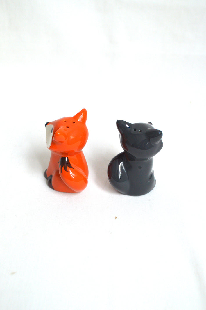 Salière et Poivrière Renards