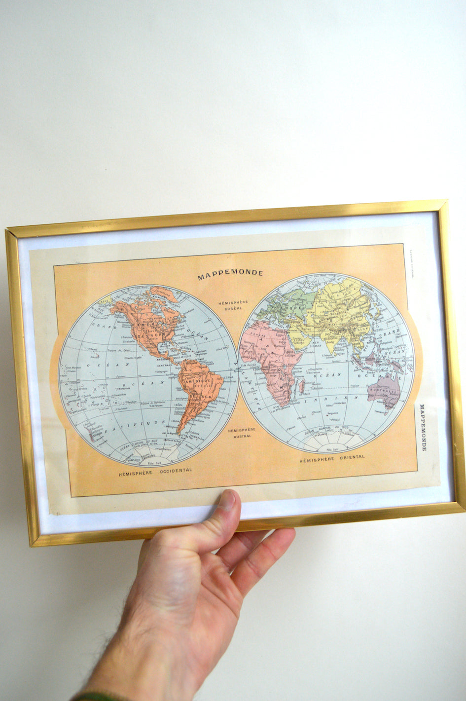 Carte ancienne du monde