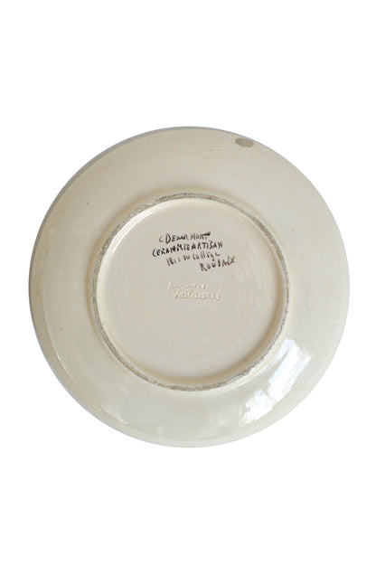 Assiette Calao d'Indochine