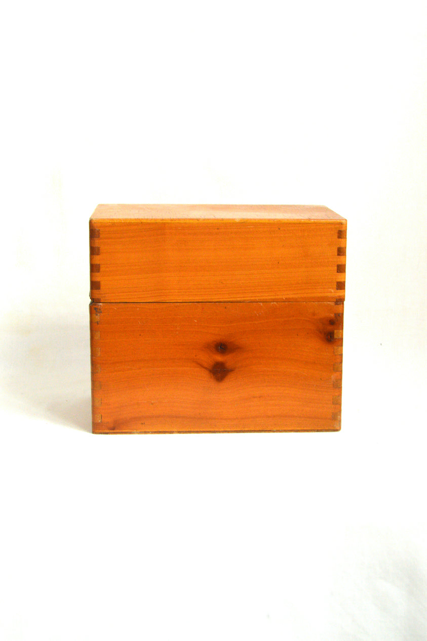 Boîte vintage en bois