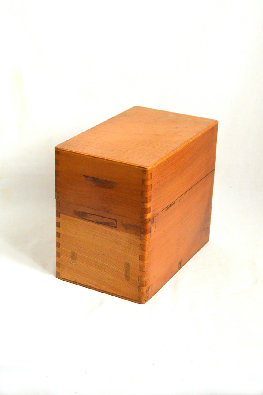 Boîte vintage en bois