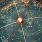 Globe céleste Alpha lumineux