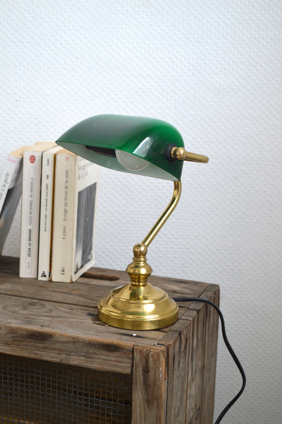 lampe de notaire vintage