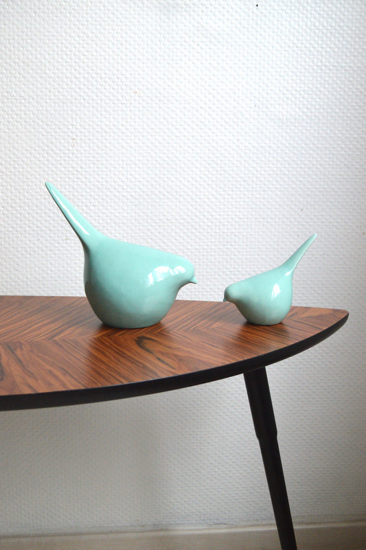 Duo d'oiseaux bleus